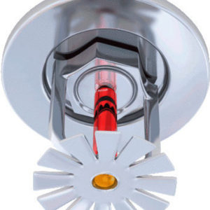 Upright Glass Bulb Sprinkler 0.5′